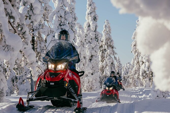 Thrill of Snowmobiling for Adults Only - Where You Start and How Pickup Works in Central Rovaniemi