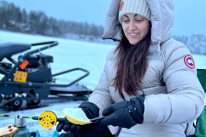 VIP Ice Fishing "ICEBREAKER" Lunch in Glass Igloo - The VIP ICEBREAKER idea in plain terms