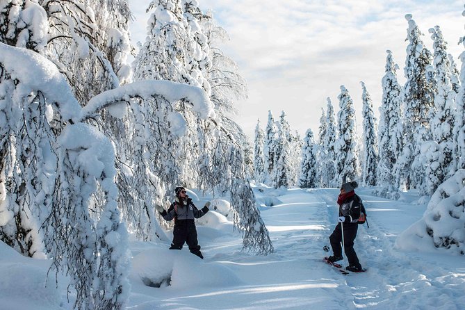 Wilderness snowshoe adventure - The Warm Break in a Wooden Shelter, Plus Campfire Snacks