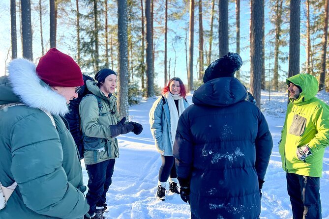 Winter Wonderland Hike in a National Park - The heated hut lunch by campfire is the real reward