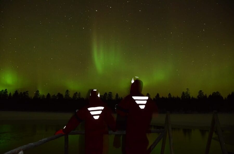 Ylläs: Northern Lights Ice-Floating Experience with Transfer - Getting ready: rescue suits, warm cabins, and safety that actually matters